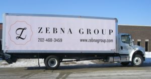 Zebna Movers lorry